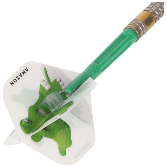 Krokodil Dart Flight weiß mit Motiv, 3 Stück, 5 image