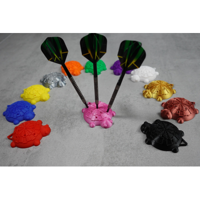 Dartkröte - Dartständer/ Dartshalter für 9 Darts