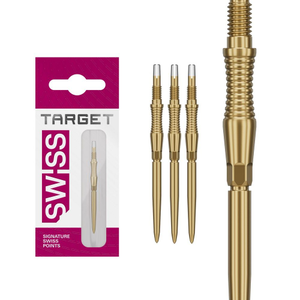 Target RST Signature Swiss Point Dartspitzen - Gold, Länge: 42mm
