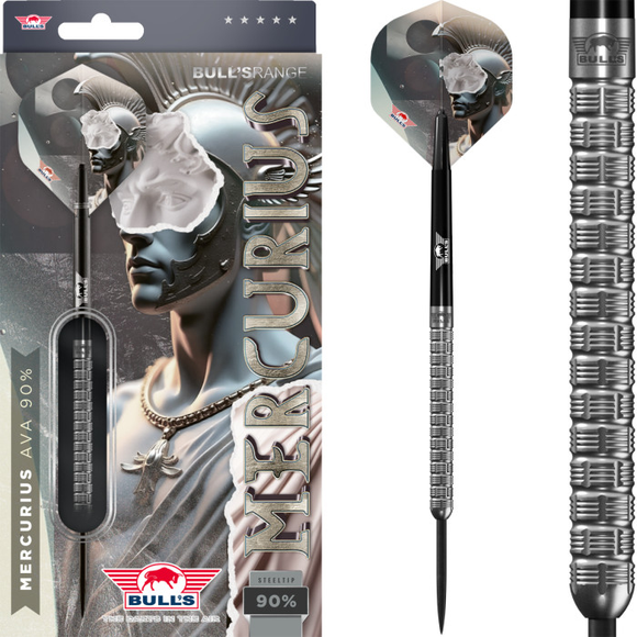 Bull's Mercurius Ava Lightweight Steeldarts 90%, Gewicht: 17