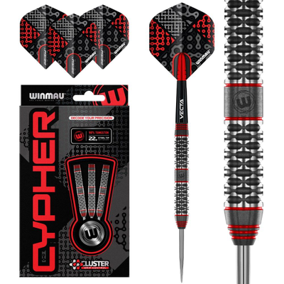 Winmau Cypher 90% Tungsten - Steeldarts, Gewicht: 26g