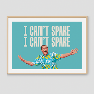 Darts Art  I Can't Spake - Print, Design: Wayne Mardle, Format: A3