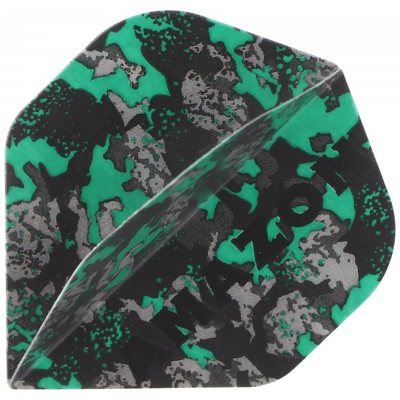 Dart Flights Camouflage Tarngrün Standard No.2, 44x36mm