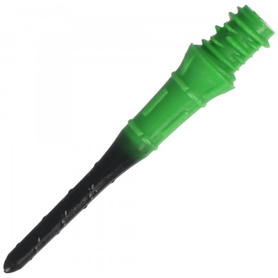 L-Style Dartspitzen Schwarz Grün Premium Lippoint, 30 Stück