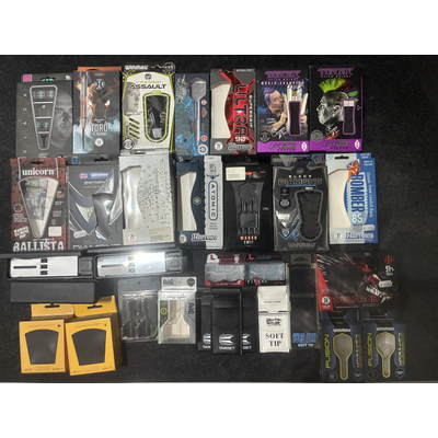 Dart Verpackungen ohne Inhalt, Harrows Plastiketuis