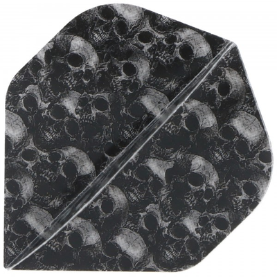 Dart Flights - Totenkopf, Skull, 100 Micron, No2 - Standard