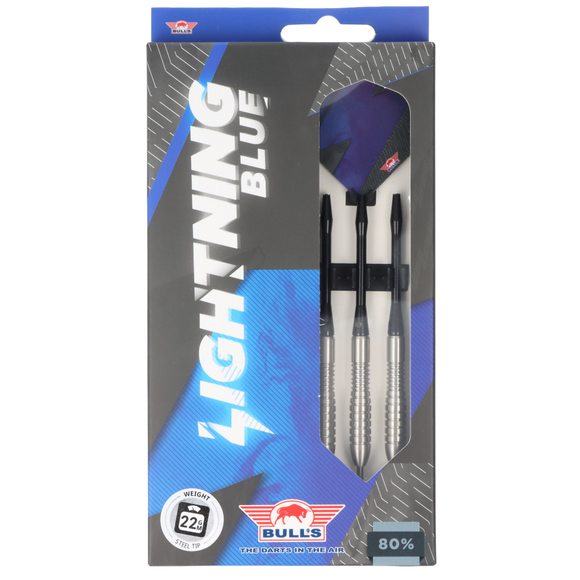 Bulls Lightning Blau Steeldart, 80% Tungsten, 9 image