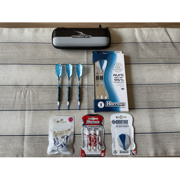 Harrows - Aura - Softdarts 18 Gramm 95% Tungsten mit OVP und Zubehör, 2 image