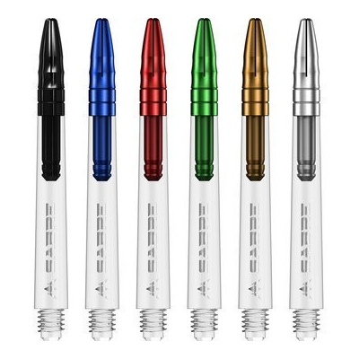 Mission Darts, Sabre Shaft, Clear , Coloured Top