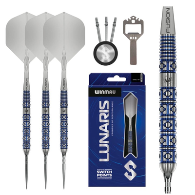 Winmau Lunaris Switch Point Darts - 23g Parallel