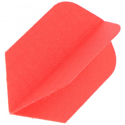 Nylonflight Slim rot, Dartflight Stoff, 3 Stück