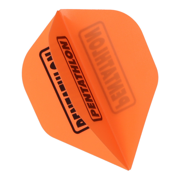 Pentathlon HD100 Dart Flights, neonorange, 3 Stück, 5 image