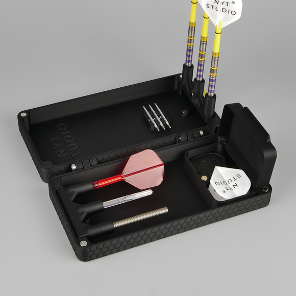 DARTSHIELD: Dart-Case personalisierbar & nachhaltig als praktisches Zubehör und Geschenk, Farbe: Schwarz, 3 image