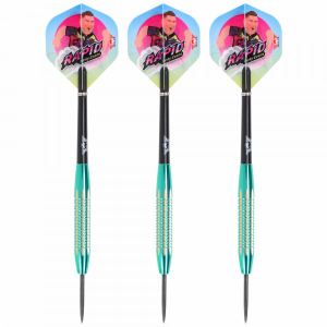 Bulls Ricky Evans Steeldart, Shell Coated Brass Green, 21 Gramm