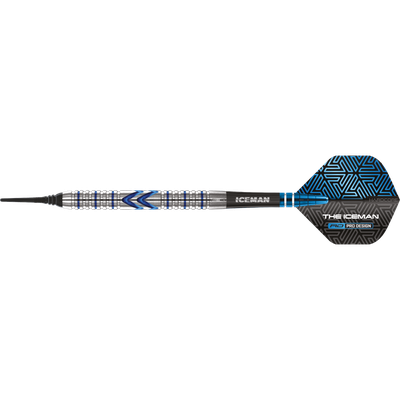 Red Dragon Gerwyn Price "Iceman" Midnight Edition Softdart 90%, Gewicht: 20g