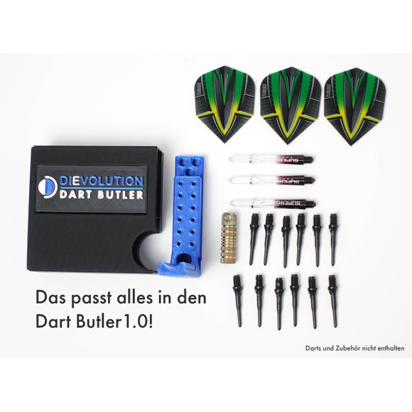 DIEVOLUTION DartButler 1.0 - Dartsbox/ Zubehörbox/ Aufbewahrung für Dartzubehör, 4 image