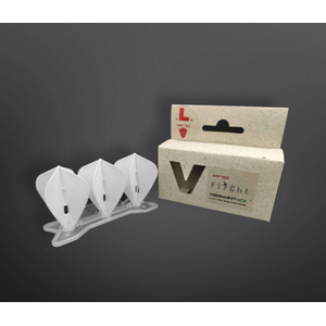L-Style PRO L4 Flights (Kite) - VISIONARYPACK, Farbe: Weiß