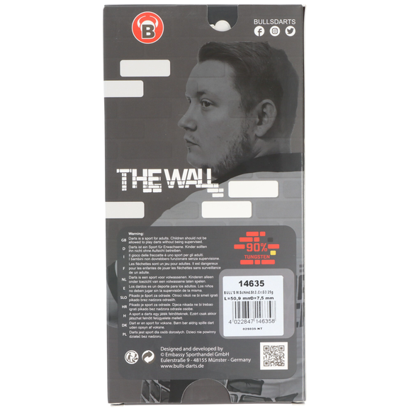 Bulls Martin Schindler G3 Steeldart, Generation 3, 90% Tungsten, 10 image