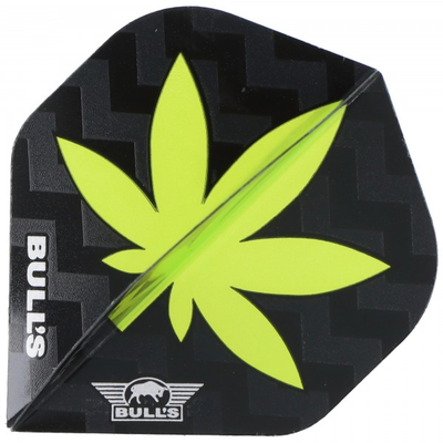 Dartflight Cannabis schwarz, 100 Micron, 3 Stück