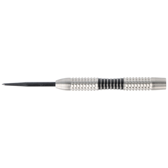 Steeldart Barrel silber schwarz mit Mulde, 90% Tungsten, 22gr, 4 image
