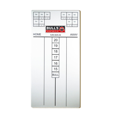 BULL'S Master Scoreboard 30 x 60 cm Schreibtafel