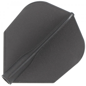 Target 8 Flight, Dartflight, Standard 6, schwarz, 3 Stück