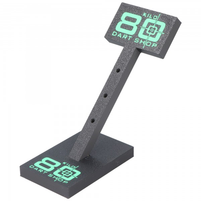 Kilo80 - Dartständer, schwarz grün für 3 Darts