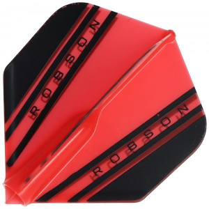 ROBSON PLUS V Dart Flights rot, No.2, 40,5 x 35,8mm