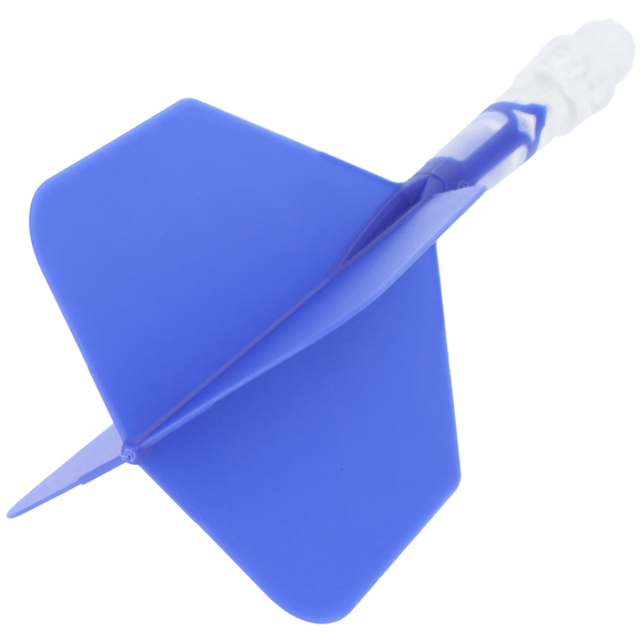 Cuesoul integrierte Dart Flights AK7, Standard S, blau transparent, 3 image
