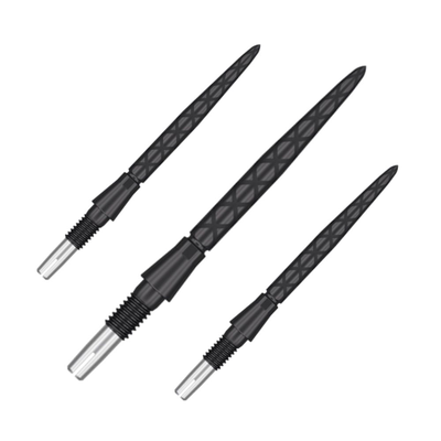 Target Swiss Storm Diamond Points - Schwarz, Länge: 35mm