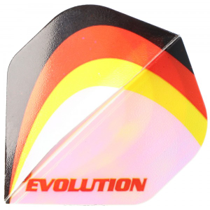 EVO Dartflight, schwarz-rot-gold, 3 Stück