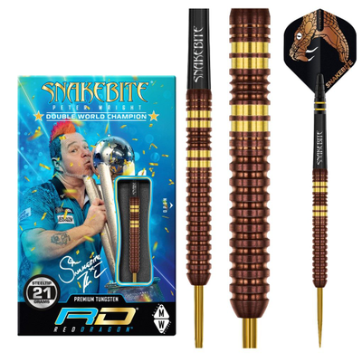 Red Dragon Peter Wright Copper Fusion - Steeldart, Gewicht: 23g