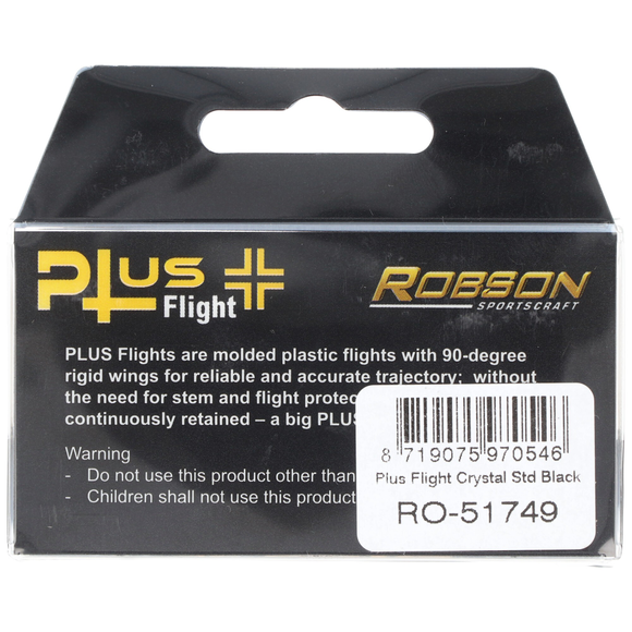 ROBSON PLUS schwarz transparent, DART FLIGHTS, Std, 6 image