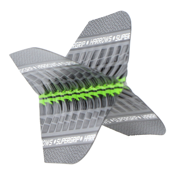 Harrows Supergrip-Flights, 3 Stück, grün, 7 image