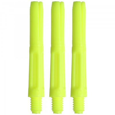 EVO Schaft Polyester, 34mm, neongelb, 3 Stück
