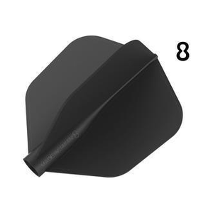 Target, 8 Flight black No6, shape