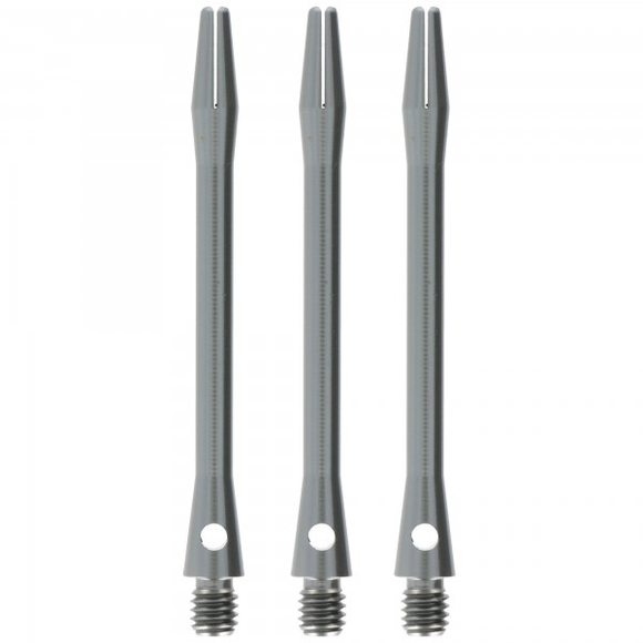 Aluminium Dart Shaft Gun Metal, Long, 3 Stück