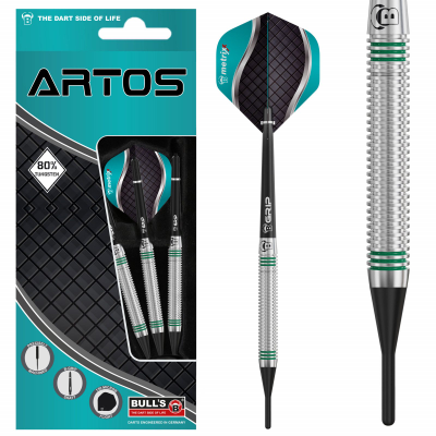 BULL'S Artos AR1 Mint 80% Softdart, Gewicht: 20g