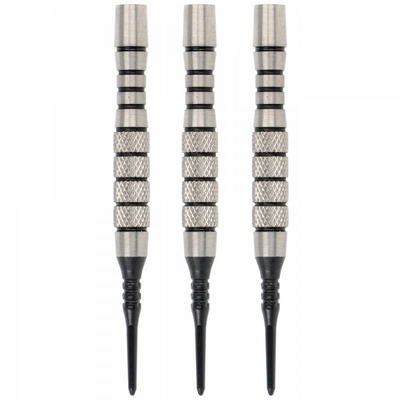 Softdart Barrel silber, 85% Tungsten, 46mm, 16 Gramm