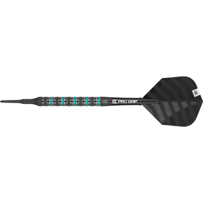 Target Rob Cross Black Edition Softdart 90%, Gewicht: 18g