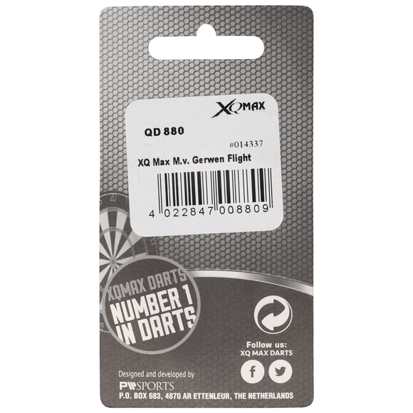 XQ Max Michael van Gerwen, Flights 3 Stück Farbe grün schwarz weiss, 6 image