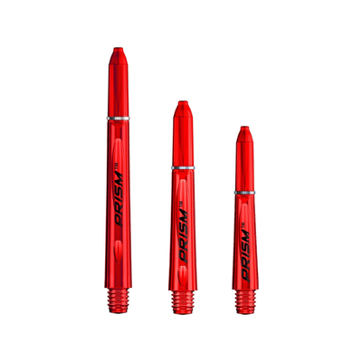 Winmau Prism Shafts - Rot, Länge: Extra Short 27 mm