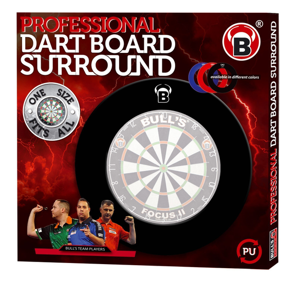 BULL'S Pro Dartboard Surround 1tlg., Surround Farbe: Rot, 5 image