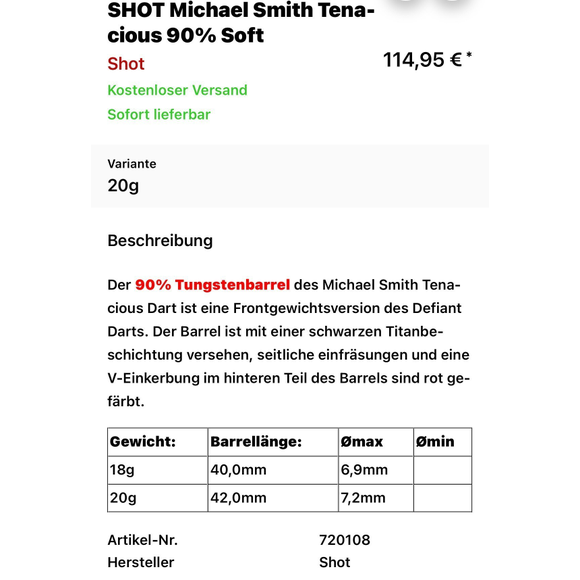 Shot Softdarts, 5 image