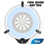 Scolia Home 2 Flex Solo | 2026 Series | Flex-Version für Winmau Plasma | Steeldart-Autoscoring-System, Home 2 Beleuchtung: ohne LED Ring, Home 2 Version: Flex Version (Abo), Farbe: Schwarz