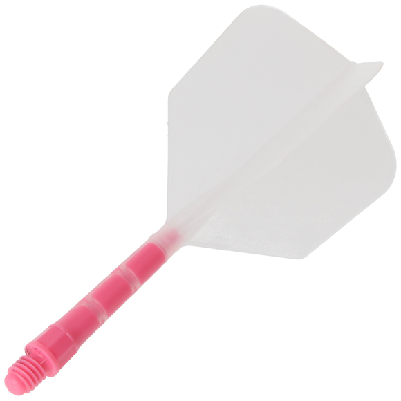Cuesoul integrierte Dart Flights AK7, Standard M, transparent pink, 2 image