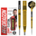 Red Dragon Jonny Clayton Gold - Steeldarts, Gewicht: 24g