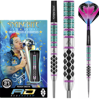 Red Dragon - Peter Wright Supa Venom - Steeldart, Gewicht: 21 Gramm
