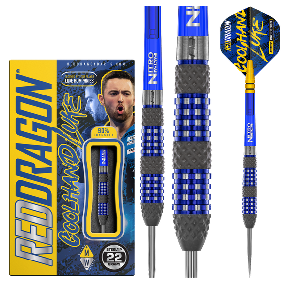 Red Dragon Luke Humphries TX2 Atomised Steeltip, Gewicht: 22g