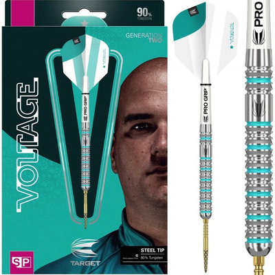Target Steeldart Rob Cross G2, 90% Tungsten, Swiss Point, 23 Gramm